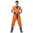 thumbnail image 2 of Disfraz de Dragon Ball Anime Son Goku, disfraz de Son Goku Roleplay, conjunto de disfraces de Halloween para hombres y adultos, 2 of 5