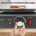thumbnail image 3 of 16 Inch Commercial  Crepe Maker, Non-Stick Electric Crepe Machine with Precise Temp Control and Indicator Lights for Home and Restaurant,1700 w,110 v, 3 of 7