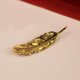 thumbnail image 5 of Aleación De Bronce Para Hombre Hoja Broches Prendedores Accesorios De De Cuello Breastpin, 5 of 9