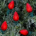 thumbnail image 3 of Novelty Lights 25 Pack C7 LED Twinkle Outdoor Christmas Replacement Bulbs, Red,C7/E12 Candelabra Base, .5 Watt, 3 of 5