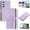 Purple, variant on Leather For Samsung Galaxy S26 Ultra 5G Case Orchids&Butterflies Embossed 5-card Flip Wallet Leather Case With Card Holder Magnetic Closure Phone Cases Cover With Hand Strap,Red