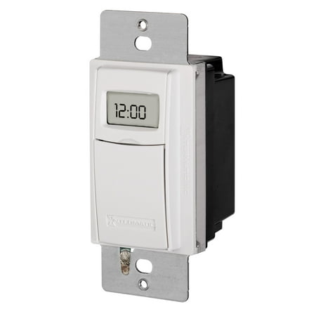 Intermatic ST01 7 Day Programmable In Wall Digital Timer Switch for Lights and Appliances, Astronomic, Self Adjusting, Heavy
