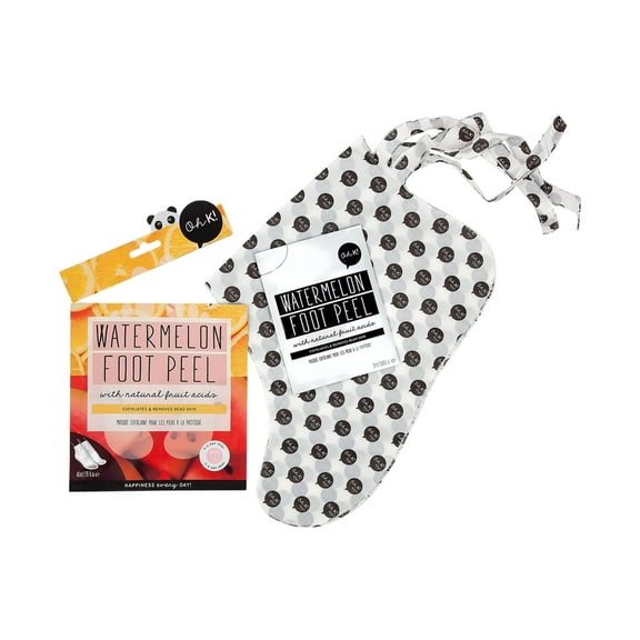 Oh K! Foot Peel Mask, Foot Mask, Watermelon, 1 pc