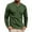 #238-Army Green, variant on Handshe Men's Long Sleeve T-Shirt, Fashion Casual Solid Color Breathable Button Pocket Shirt for Men, Daily Wear Outfits