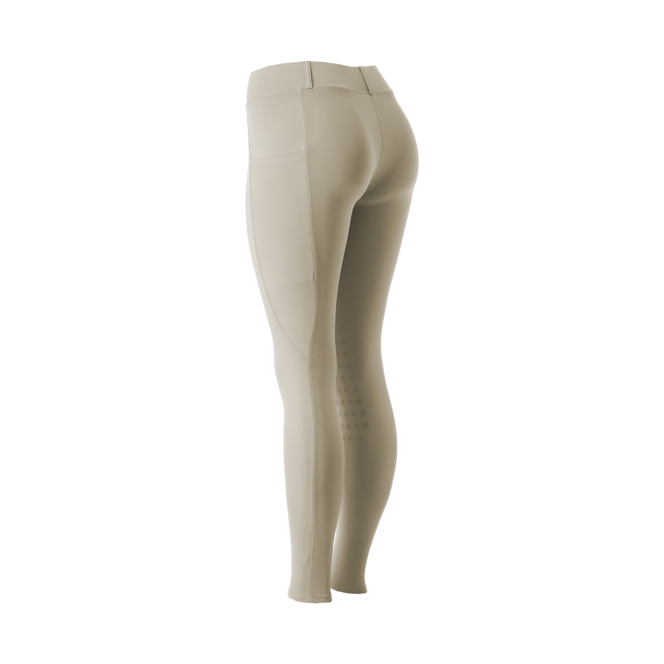 Equinavia Classic Womens Equestrian Silicone Knee Patch Breeches with Phone Pockets | Horse Riding Pants Schooling Tights