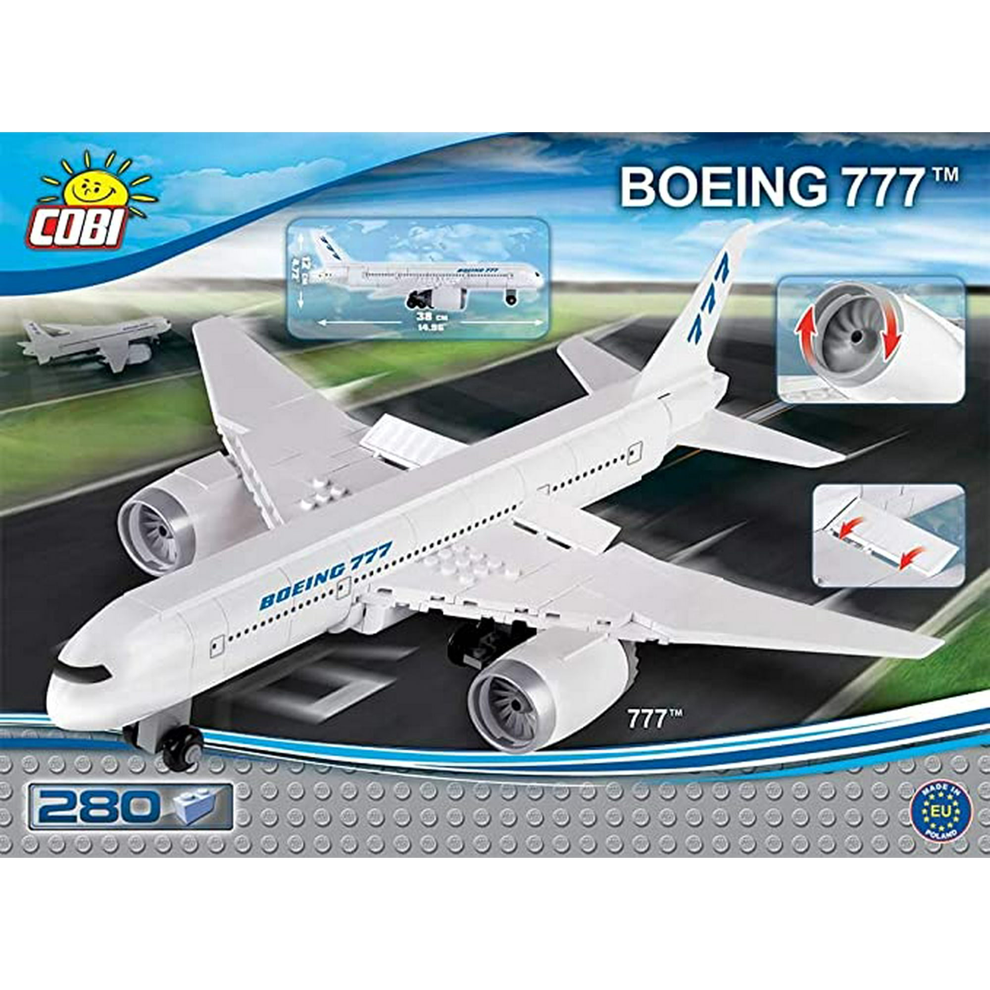 Cobi 26261 COBI Boeing 777 Plane Building Kit Walmart
