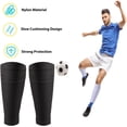 thumbnail image 5 of 2 Pairs Soccer Shin Guard Socks, Breathable Soccer Shin Guard Sleeves with Pocket for Football Shin Pads, Shin Pads Holder for Kicking Ball, Running, Cycling, 5 of 6