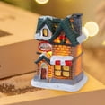 thumbnail image 6 of Honmine Christmas Village Sets Christmas Decoration, LED Lighted Christmas Village Houses Christmas Winter Snow Village Collectible Buildings Decorative Tabletop Decoration, 6 of 6