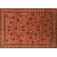 thumbnail image 1 of Ahgly Company Indoor Rectangle Oriental Orange Industrial Area Rugs, 3' x 5', 1 of 4