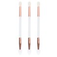 thumbnail image 1 of Shisuyan 3pcs Dual-end Eyeshadow Brushes Heart Shaped Silicone Eyeshadow Brushes, 1 of 8