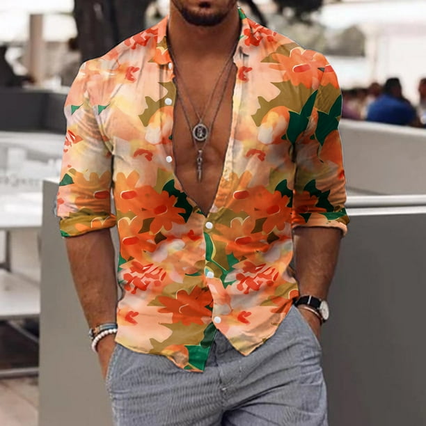 Camisas para hombres estampadas sale