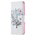 thumbnail image 6 of Wallet Case for iPhone 13 Pro, PU Leather Flip Cover Folio Magnetic Closure Slim Shell Dual Layer Heavy Duty Protective Bumper Card Holder Book Case for Apple iPhone 13 Pro,Flower Tree, 6 of 7