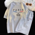 thumbnail image 4 of Conjunto de dos piezas de marca de verano con diseño de gofres para hombre, camisetas, pantalones cortos, traje deportivo para correr, conjunto de 2 piezas, chándal informal, ropa de calle, conjunto d, 4 of 4