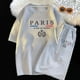 thumbnail image 5 of Conjunto de dos piezas de marca de verano con diseño de gofres para hombre, camisetas, pantalones cortos, traje deportivo para correr, conjunto de 2 piezas, chándal informal, ropa de calle, conjunto d, 5 of 5