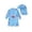 A-Sky Blue263, variant on WhouRiu Swimsuit Set for Boy Cartoon Prints Short Sleeve Rash Guard Children Beach Pool Water Play Swimwear,2-Piece Blue,Size 12-18 M