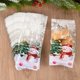 thumbnail image 3 of Bolsas de embalaje para hornear galletas de muñeco de nieve, 25/50 piezas, bolsa de regalo para aperitivos, árbol de Navidad, copo de nieve, decoraciones para fiestas de Año Nuevo y Navidad, 2024, 3 of 4