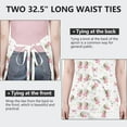 thumbnail image 6 of Fairy Heart Pattern Apron-Garden Aprons for Women with Pockets-Cotton Linen Waterproof Kitchen Cooking Gardening Aprons Adjustable for Kitchen,Cooking,BBQ and Salon 33x27 Inch, 6 of 7