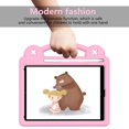 thumbnail image 5 of Dteck Kids Case for iPad 6th/5th Generation / iPad Air 2 / iPad Air 9.7 Inch, DIY Cute Cartoon Toys for Kids Child Proof Shockproof iPad 9.7 Case with Handle Stand Pencil Holder,Pink, 5 of 6