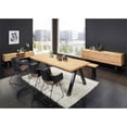 thumbnail image 2 of Modern Scandinavian Wavy Edge 3-Section TV Lowboard -  Wild Oak, 2 of 3