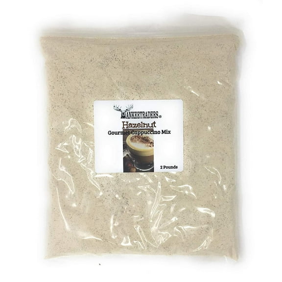 YANKEETRADERS® Instant Hazelnut Cappuccino Mix - 2 lbs. (Make Hot, Iced or Frozen)