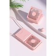 thumbnail image 1 of Mini ventilador de cuello recargable USB con soporte portátil, pequeño dispositivo de enfriamiento portátil UHUSE mini ventilador, 1 of 9