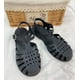 thumbnail image 5 of Sandalias planas romanas vintage estilo hada coreana estilo estudiante cabeza redonda hueca hebilla de metal transpirable, 5 of 6