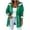 Green, variant on Womens Full Zip Windbreaker, Drawstring Tie Waist Rainproof Jackets Lightweight Casual Loose Long Sleeve Zippered Hooded Jackets with Pockets Light Blue S