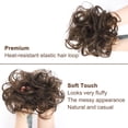 thumbnail image 3 of MORICA Tousled Updo Messy Bun Hair Piece Extension with Elastic Rubber Band Synthetic Scrunchies Ponytail for Women, 3 of 5