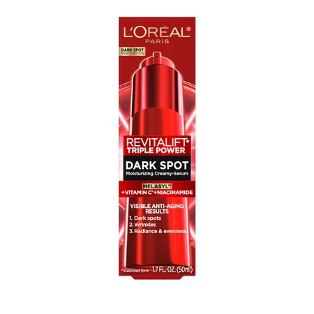 L Oreal Paris Revitalift Triple Power Creamy Vitamin C Serum and Dark Spot Corrector  1.7 fl oz