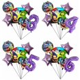thumbnail image 2 of 6 globos de aluminio de Disney Inside Out para decoración de fiestas de cumpleaños de niños y niñas, 1, 2, 3, 4, 5, 6, 7, 8 y 9 años, juguetes para niños, suministros para globos, 2 of 5