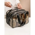 thumbnail image 3 of WEISIPU Toiletry Bag Clear Makeup Bag - Waterproof Large Capacity Travel Essentials Cos, 3 of 4
