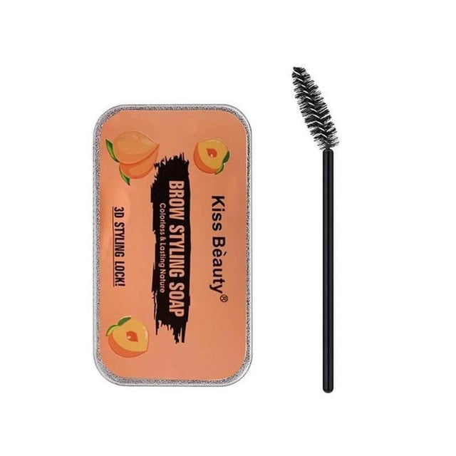 SGACAI Jabón para cejas, cera, peinado, maquillaje de larga duración, cepillo para dar forma a las cejas, 10 g
