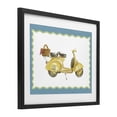 thumbnail image 2 of Stupell Industries Eclectic Yellow Vespa with Wavy Border Black Framed Print Under Glass, 16 x 13, by Lanie Loreth, 2 of 8