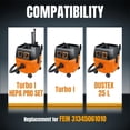 thumbnail image 3 of Bolsas de filtro POWERTEC Turbo I para Fein Dustex 25L 5PK, 3 of 8