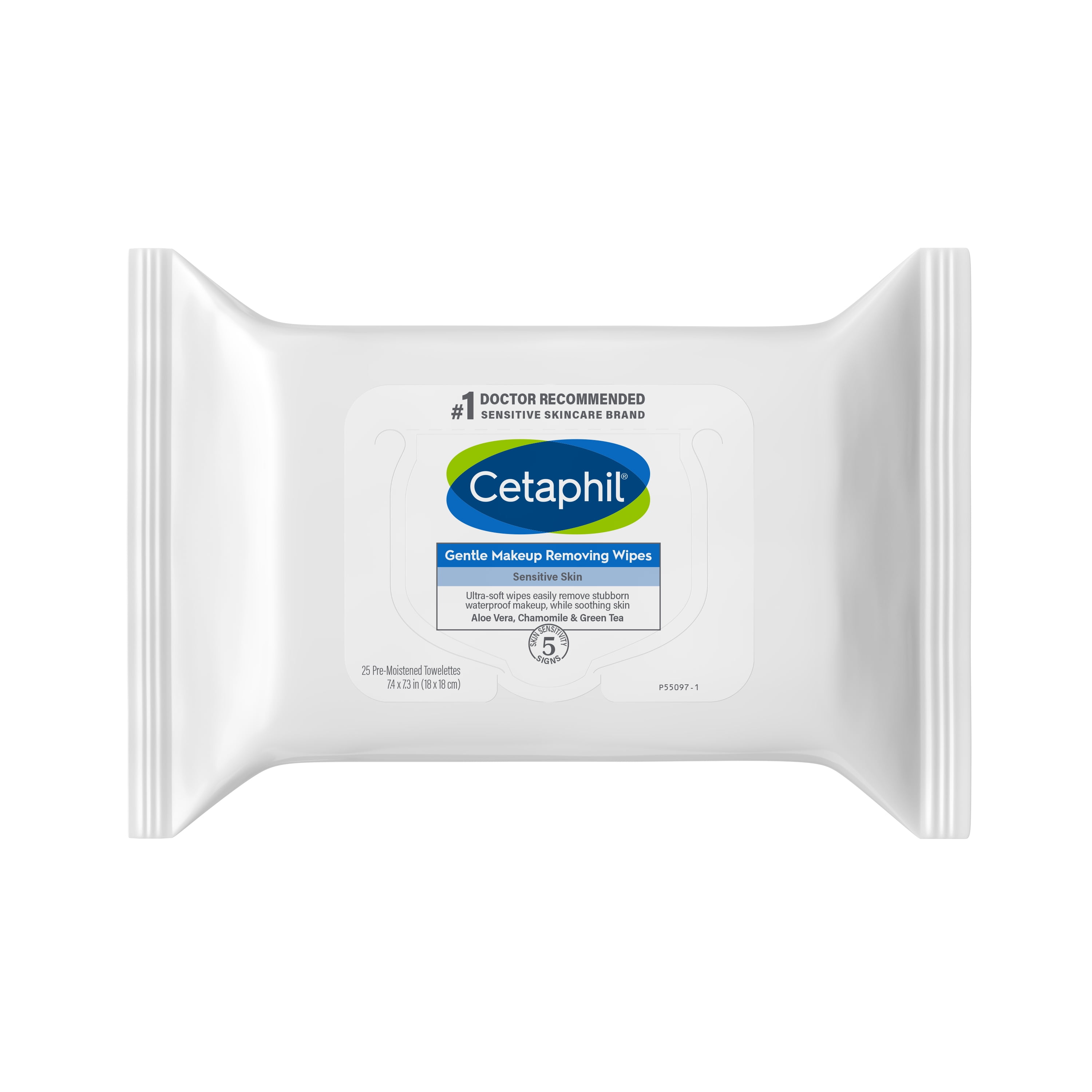 Cetaphil Gentle Makeup Removing Wipes, 25 ct