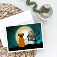 thumbnail image 2 of Halloween Scary Fawn Boxer Greeting Cards and Envelopes Pack of 8, 2 of 2