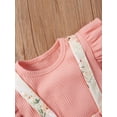 thumbnail image 4 of 3Pcs Newborn Baby Girl Summer Clothes Floral Romper Jumpsuit Shorts 3M 6M 12M 18M Outfits Set, 4 of 7