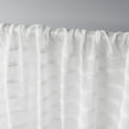 thumbnail image 3 of Exclusive Home Curtains 2 Pack Monet Pleated Sheer Linen Cabana Stripe Rod Pocket Curtain Panels, 3 of 6