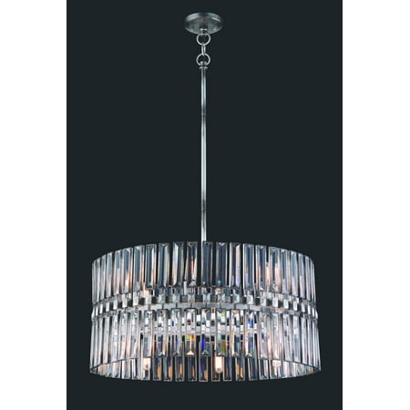 

Metropolitan N7712-700 12 Light Pendant Belle Aurore Shadow Silver Leaf