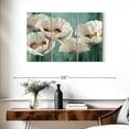 thumbnail image 3 of Elephant Stock Tasmanian Poppies Ii Wall Art - Horizontal Multi Panel Canvas - Living Room Wall Decor - Floral And Botanical Multi Panel - Blue And Green Decor By Igor Levashov - 38" x 24", 3 of 8