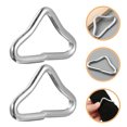 thumbnail image 4 of Masteelf 25 Pcs Pièces de Trampoline Résistantes à l'Usure Boucles Métalliques Design Triangle Professionnel, 4 of 8