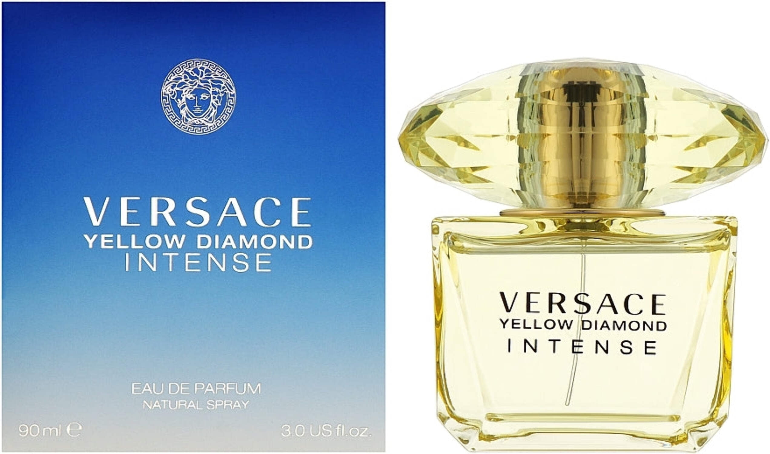 Versace Yellow Diamond Intense Eau De Parfum Spray, Perfume For Women, 3 oz