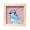 songbird garden, variant on DIY Fabric Art Kit | No-Sew Fabric Mosaic Wall Art Craft with Frame & Tools, DIY Fabric Picture Kit for Adults, Handmade Home Wall Decor, Creative Hobby Gift, Beginner Craft (coastal lobster)