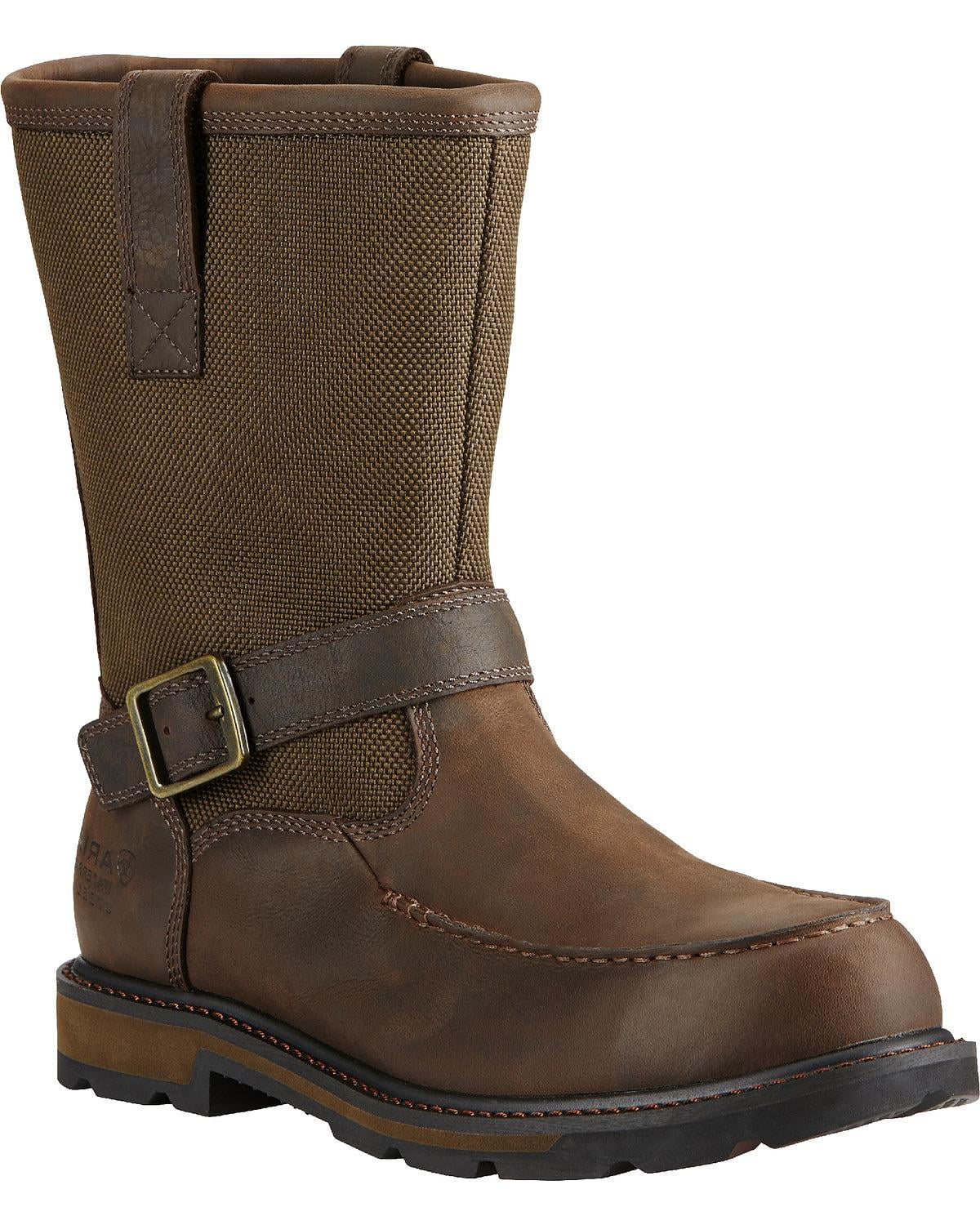 Ariat Men's Groundbreaker Moc Toe Waterproof Work Boot