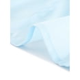 thumbnail image 5 of INSPIRE CHIC Top corto Bolero Elegante frente abierto drapeado con mangas 3/4 Encogimiento de hombros a la boda para mujeres Azul Claro S, 5 of 5