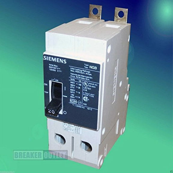 Siemens ITE NGB2B040B 2 Pole 40 Amp 600v Circuit Breaker NGB