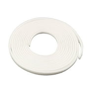 Strip Weather Stripping Window White 16.4 Ft(3/8 Inch Width x 1/4 Inch Thick)