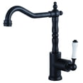 thumbnail image 1 of Kitchen Faucet Ergonomic Design, Solid Brass Construction Single Lever Design Kitchen Sink Faucet Mixer Tap One Hole Wet Bar Faucet Commercial Grade, 1 of 4