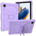 thumbnail image 2 of Galaxy Tab A8 (10.5") Case (SM-X200) - TECH CIRCLE [Cute Butterfly Pattern] Shockproof Kickstand Kids Proof Rugged Case with [Shoulder Strap] for 2022 Samsung Galaxy Tab A8 10.5-Inch Tablet, Purple, 2 of 8