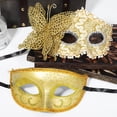 thumbnail image 2 of 2 piezas máscaras de mascarada pareja máscaras de baile de máscaras máscaras vintage máscaras venecianas accesorios de fiesta de disfraces, 2 of 5